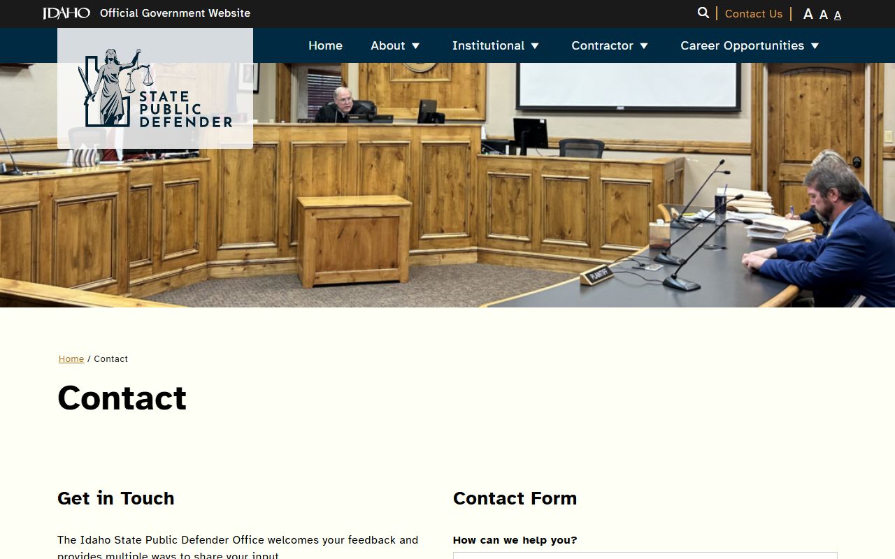 Shoshone County criminal court records State Public Defender contact