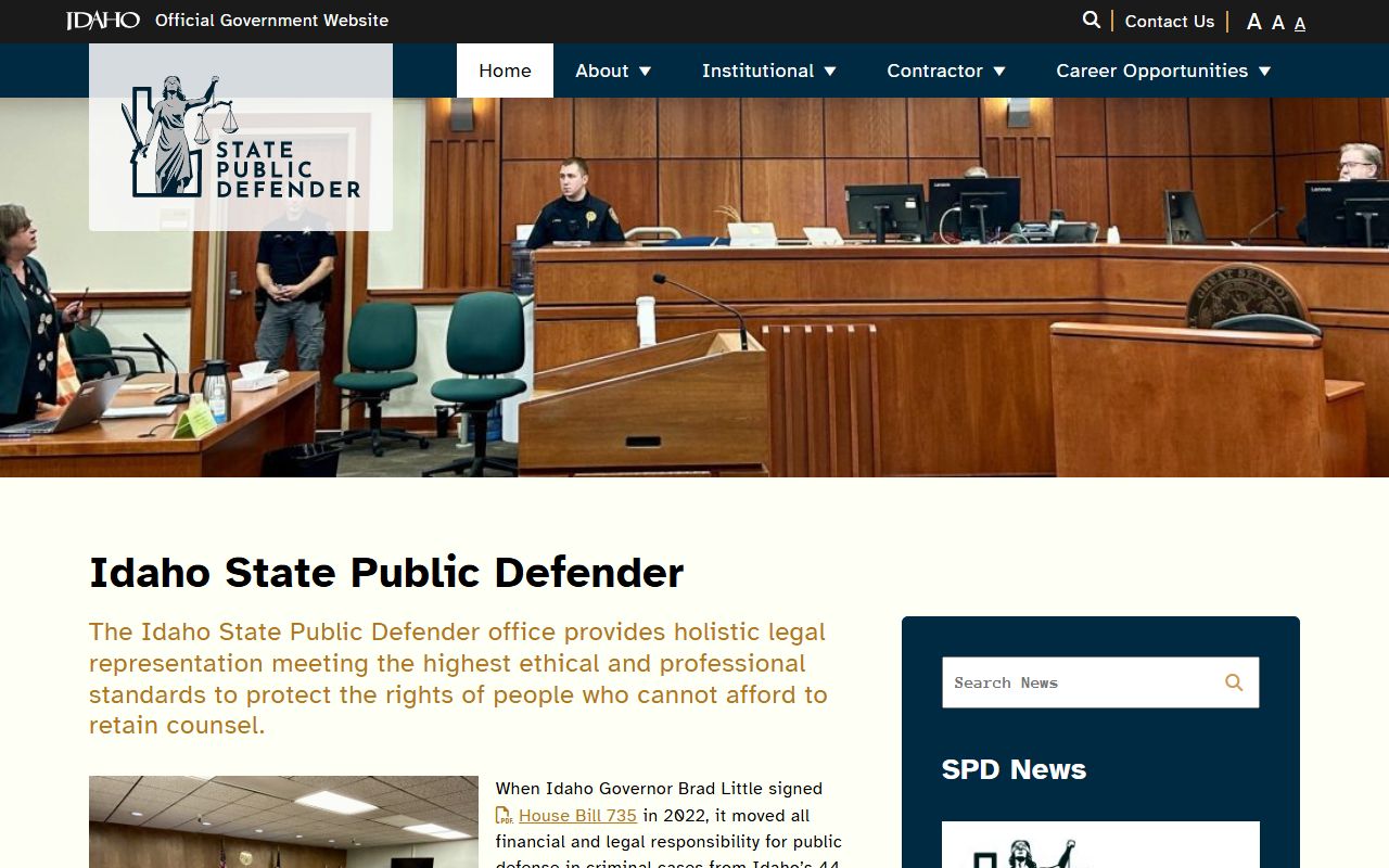 Shoshone County criminal court records Idaho State Public Defender
